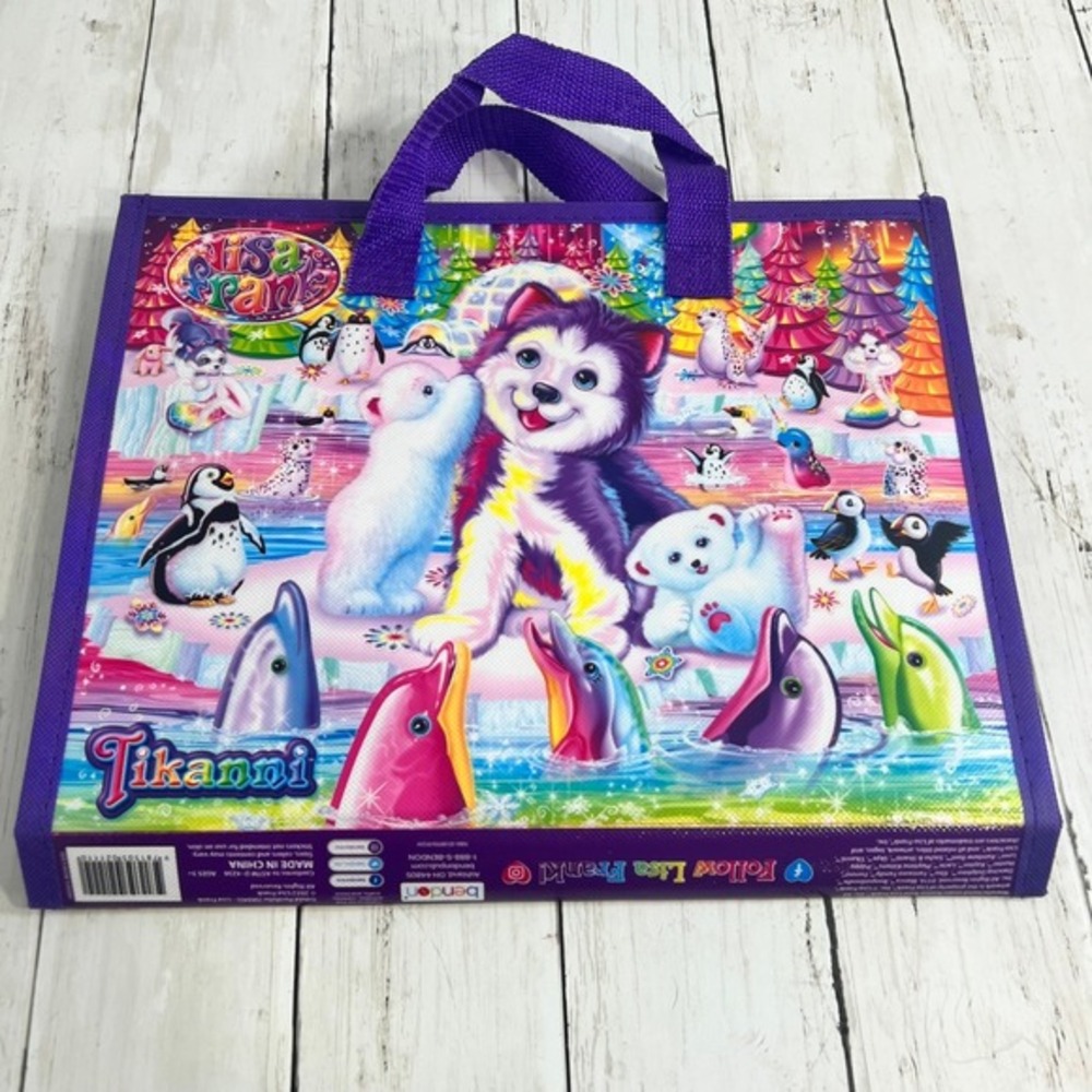 Lisa Frank NWOT Tikanni Activity Tote Bag Kids Art Craft Supply for Kids